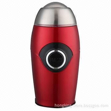 Electric Coffee Grinder with 70g Capacity and Safety Switch, 200W Stainless Steel Housing